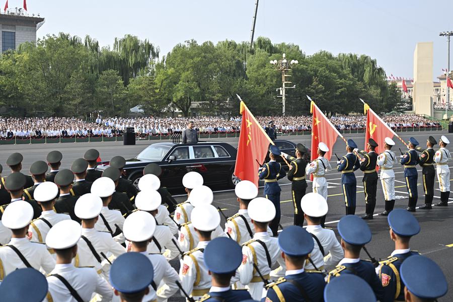 习近平：在纪念中国人民抗日战争暨世界反法西斯战争胜利80周年大会上的讲话